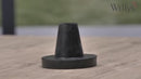Embout de canne stabilisateur large