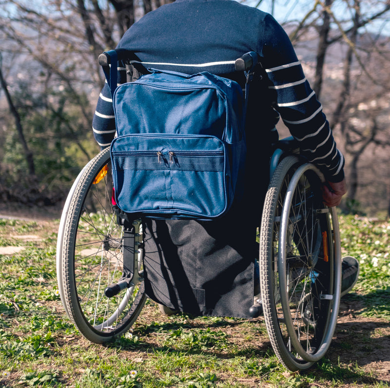 Sac pour fauteuil roulant pratique