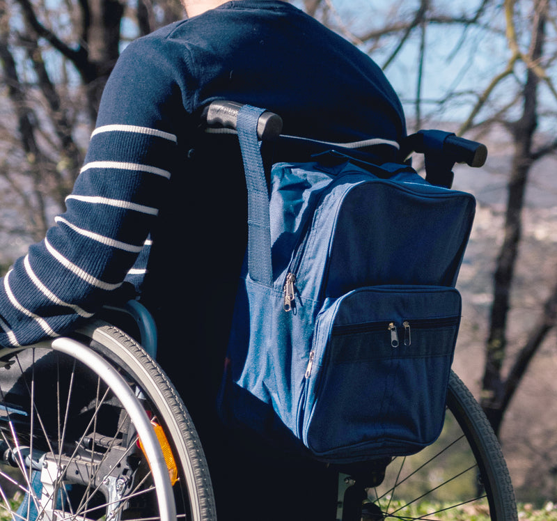 Sac pour fauteuil roulant pratique