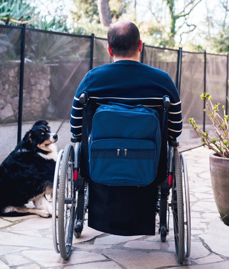 Sac pour fauteuil roulant pratique