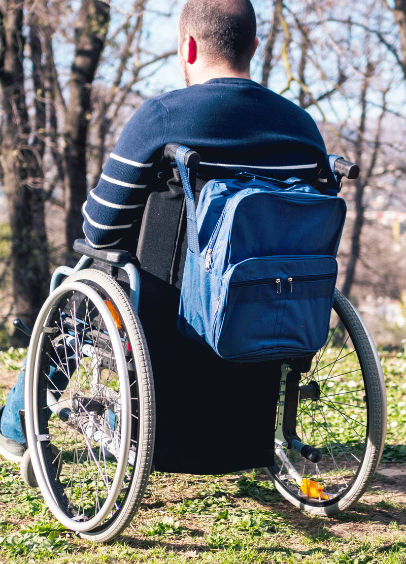 Sac pour fauteuil roulant pratique