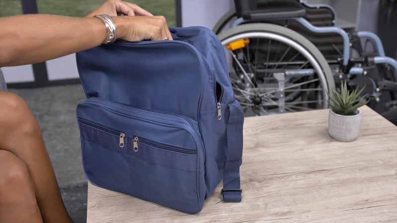 Sac pour fauteuil roulant pratique