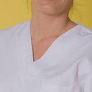 Tunique col V - Blanc